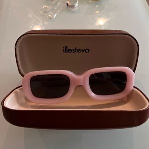 illesteva pink sunglassses